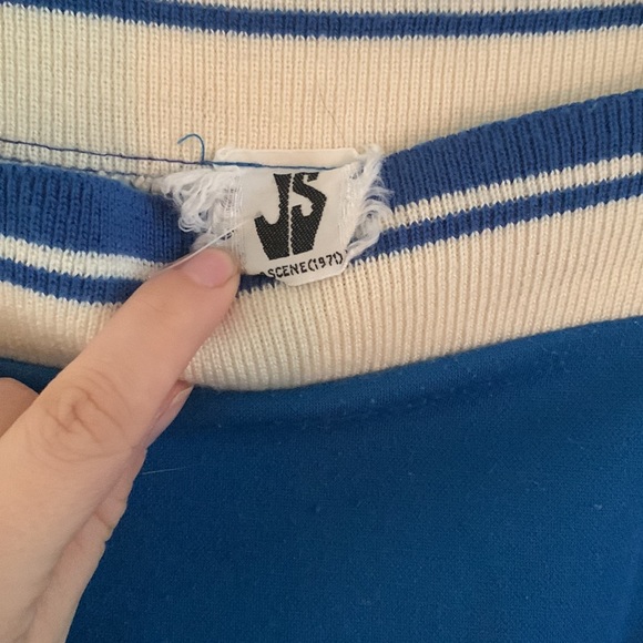 Vintage mid length nautical dress - Picture 2 of 2